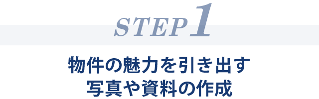 物件の魅力を引き出す写真や資料の作成
